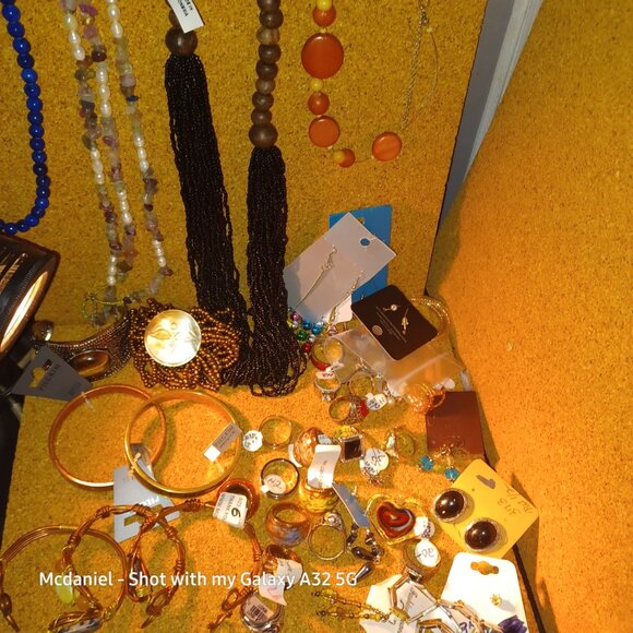 Huge Mix Metal & Stone Jewelry Lot - Picture 10 of 14